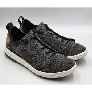 Merrell Gridway Shoes Women's 9 Black Gray Knit Comfort Vibram Walking Sneakers